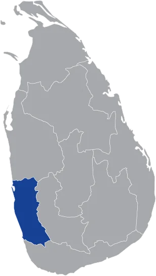 Western Province Map